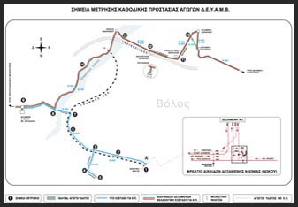 Σχεδιασμός χαρτών για μελέτη μέτρησης καθοδικής προστασίας αγωγών καυσίμων