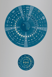front view of circular Lunisolar calendar